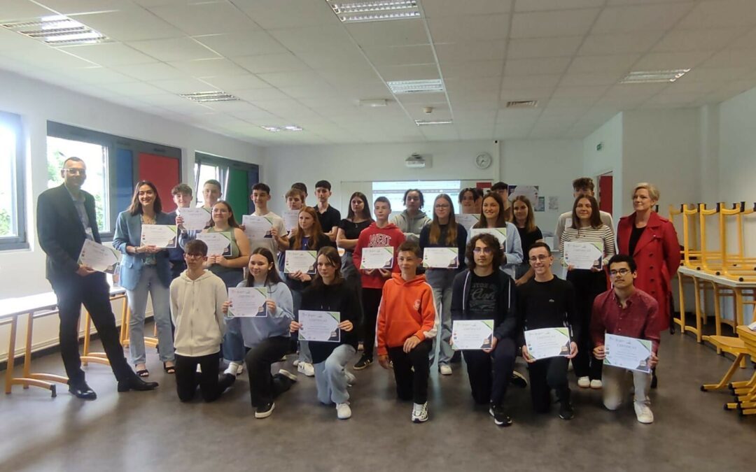 Remise du prix du concours départemental à l’égalité des droits pour les élèves de 2nde